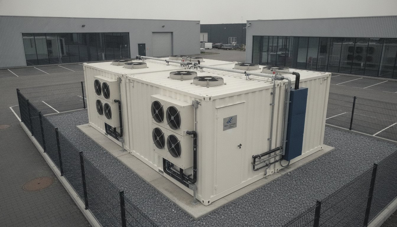 Industriële batterijopslag-installatie (BESS)