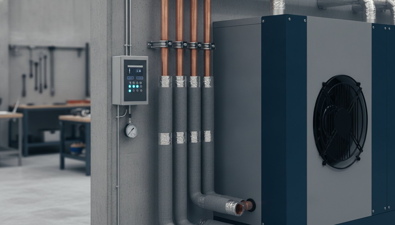 Technische installatie industriële HVAC-oplossing